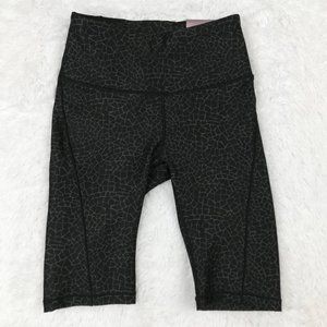 Calia Womens‎ Stay The Path High Rise Bike Shorts Black Stretch Pull On XS New